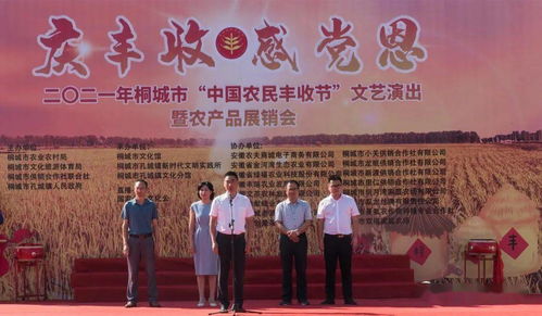 慶豐收 感黨恩——2021年桐城市中國農(nóng)民豐收節(jié)文藝演出暨農(nóng)產(chǎn)品展銷會(huì)圓滿閉幕